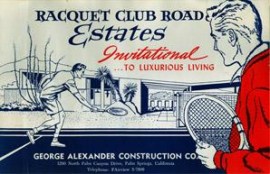 Palm Springs Alexander Racquet Club Estates