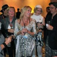 Cocktail Party reception for Braniff Airlines fashion exhibit at Riviera Hotel, Palm Springs, CA, 2011.