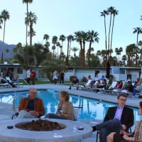 Horizon Hotel, Modernism week, Palm Springs, CA, 2011, pool party.