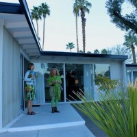 Guest rooms, Horizon Hotel pool party, Modernism Week, 2011, Palm Springs, CA.