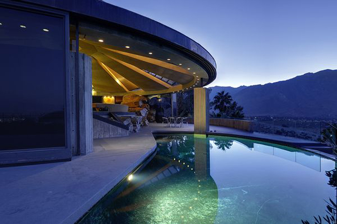 Elrod House Palm Springs Pool Photo by Julius Shulman