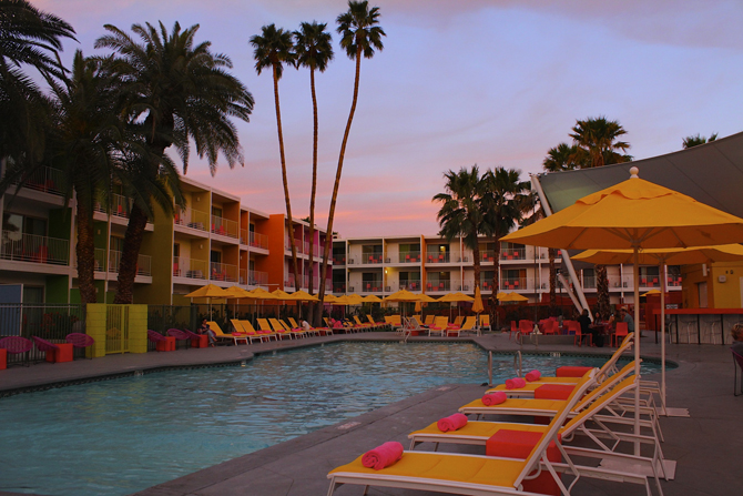 Sagurro Hotel Pool, Palm Springs, CA, Photo by MGPicascio.com