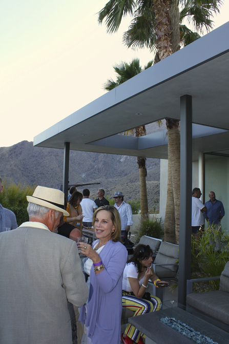 Cocktail reception at Modernism Week, Palm Springs, Schmidt Architecture. Photo by MGPicascio.com