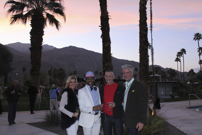 Horizon Hotel cocktail party reception during Modernism Week 2012. Photo by MGPicascio.com